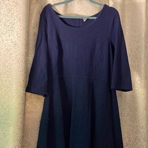 Old Navy vintage inspired navy dress